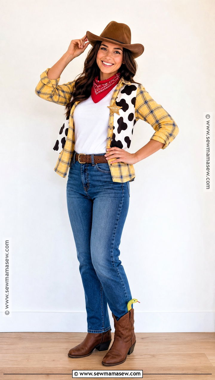Easy Woody Costume With White T Shirt - 30 woody costume women's ideas