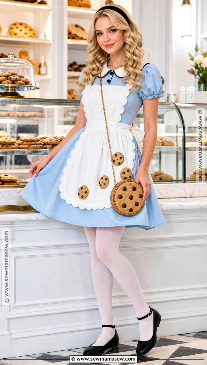 Eat Me Alice Costume With Cookie Bag - 40 alice costume ideas
