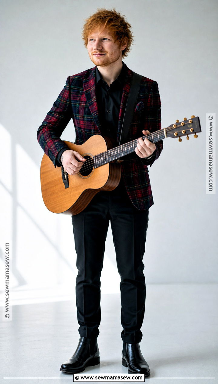 Ed Sheeran Tartan Suit Costume - 30 ed sheeran costume ideas
