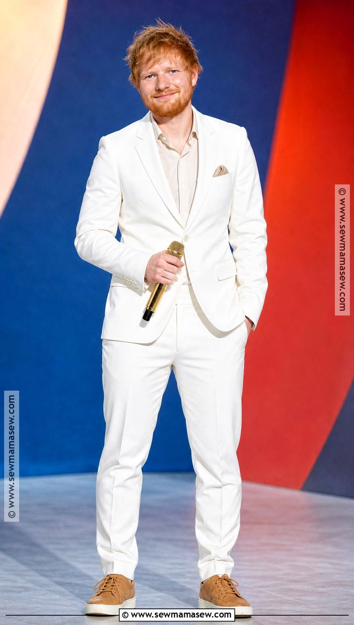 Ed Sheeran White Suit Costume - 30 ed sheeran costume ideas