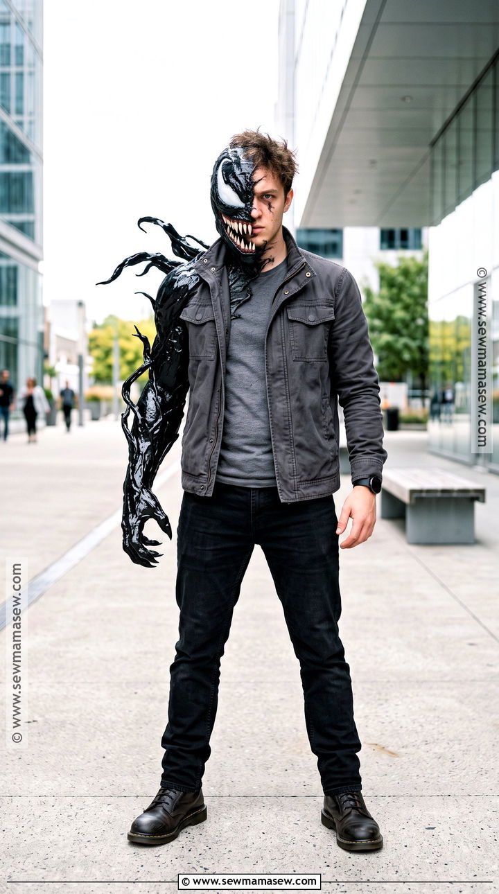 Eddie Brock Transformation Venom Cosplay - 30 venom cosplay ideas