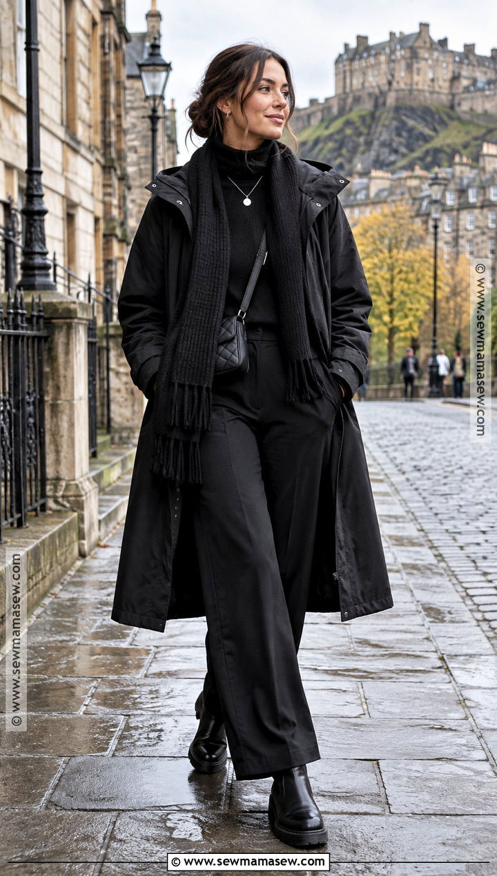 Edinburgh Autumn Black Outfit - 25 edinburgh outfit autumn ideas