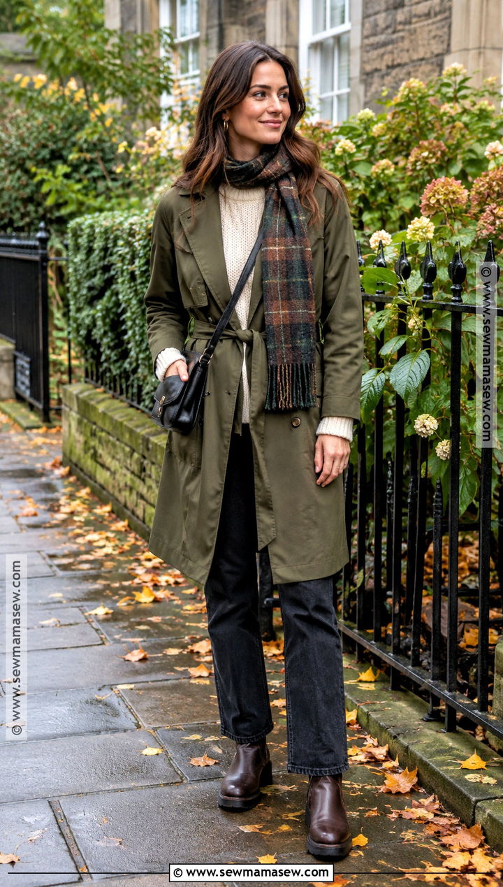 Edinburgh Autumn Olive Green Outfit - 25 edinburgh outfit autumn ideas