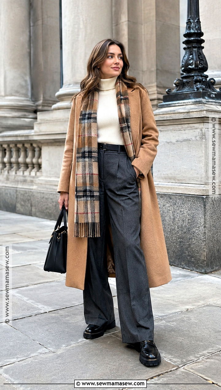 Edinburgh Autumn Wool Coat Outfit - 25 edinburgh outfit autumn ideas