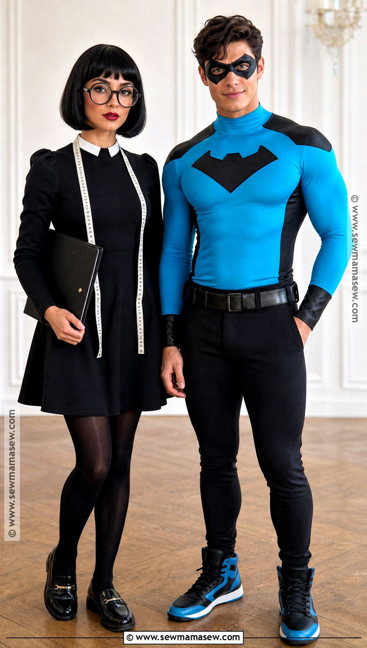 Edna And Superhero Couple Costume - 30 Edna Costume Ideas