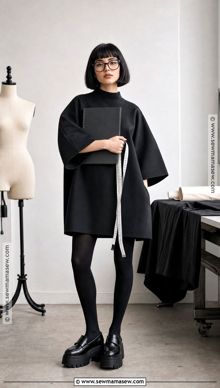 Edna Mode Cosplay With Blunt Black Bob - 30 black hair cosplay ideas
