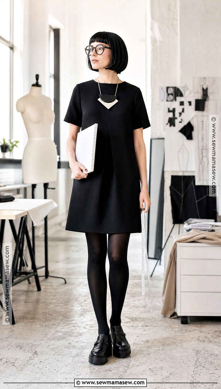 Edna Mode Costume With Black Dress - 35 disney costume ideas