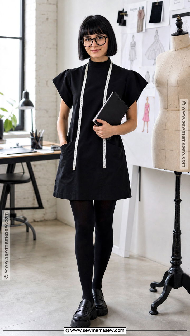 Edna Mode Costume With Round Glasses - 35 dark hair halloween costume ideas