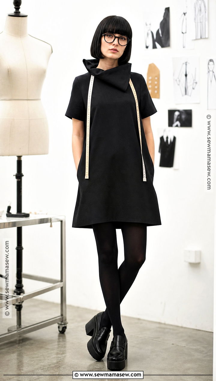 Edna Mode Costume With Sleek Black Bob - 30 halloween costumes women black hair