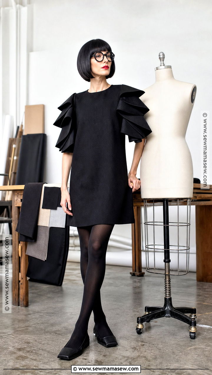 Edna Mode Costume With Textured Sleeves - 30 Edna Costume Ideas