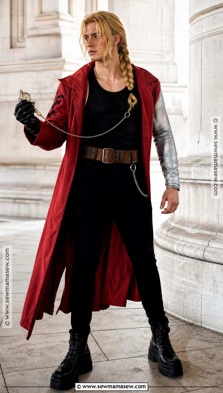 Edward Elric Anime Costume With Red Coat - 35 anime costume ideas