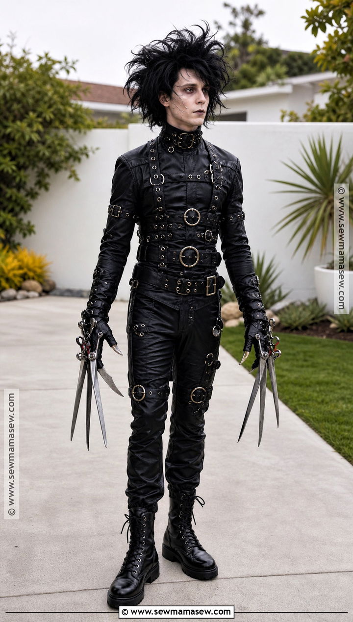 Edward Scissorhands Costume - 30 Tim Burton Characters Costumes