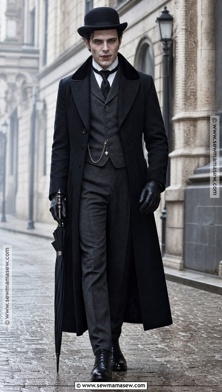 Edwardian Gentleman Vampire Costume - 30 Vampire Halloween Costume Ideas for Men