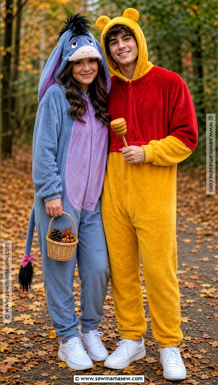 Eeyore And Pooh Couple Costume - 30 Eeyore Halloween Costume Ideas