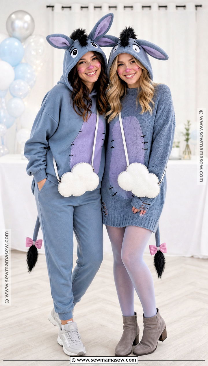 Eeyore Best Friend Duo Costume - 30 Eeyore Halloween Costume Ideas