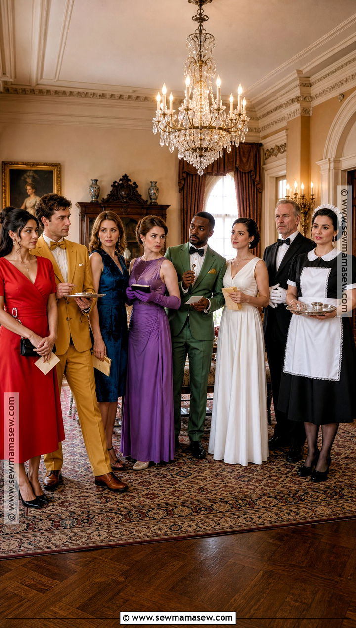 Eight Person Clue Movie Group Costume - 30 Clue Halloween Costume Ideas
