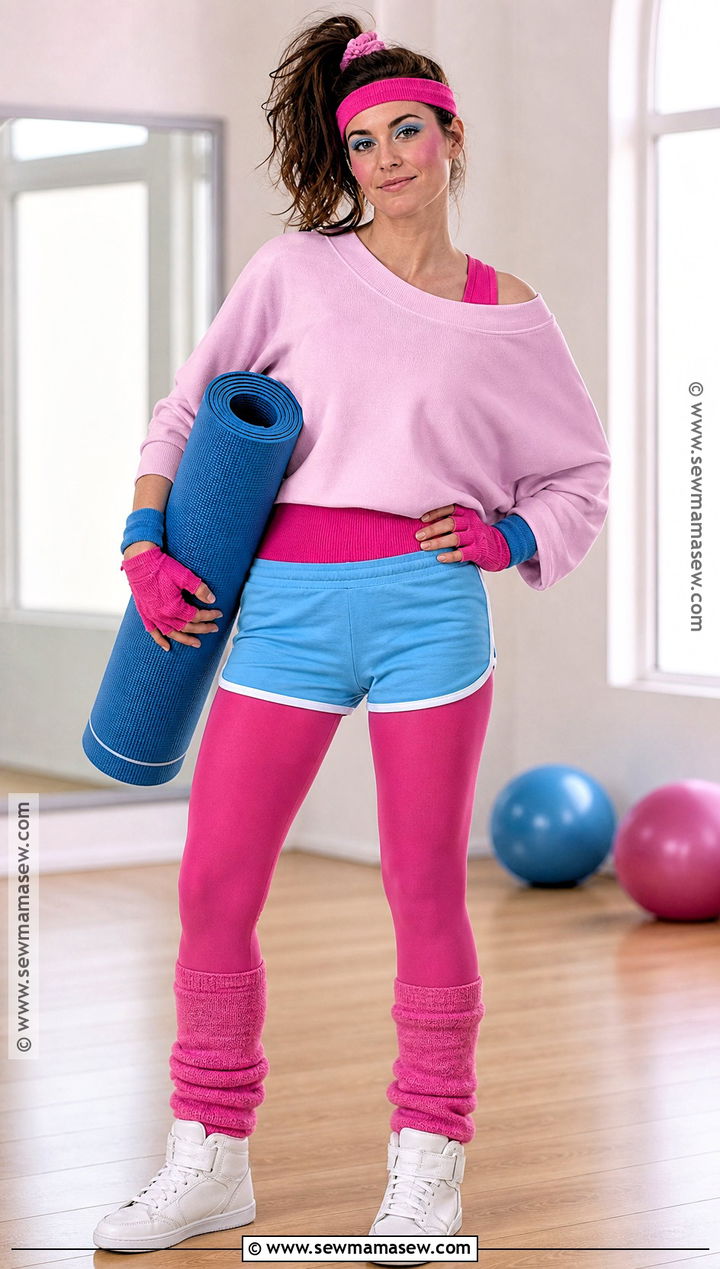 Eighties Workout Costume With Leg Warmers - 40 warm halloween costumes