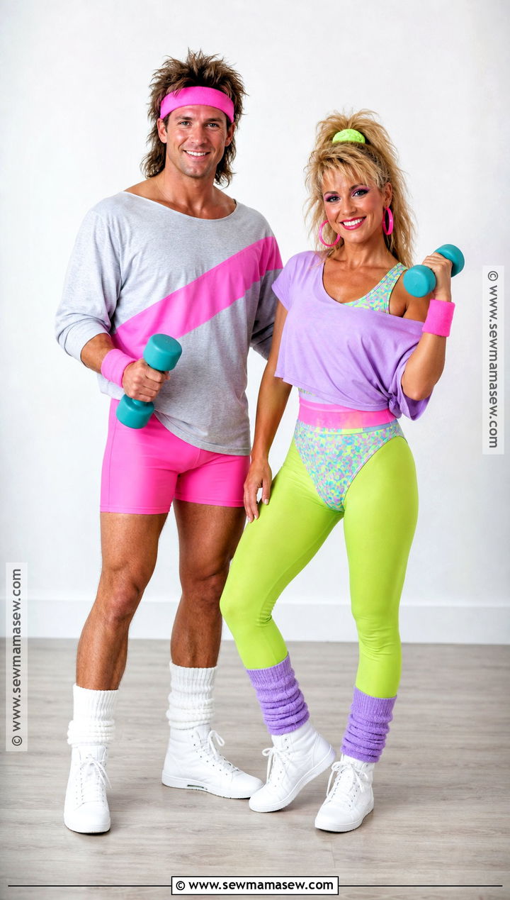 Eighties Workout Couple Costume - 30 couples costumes ideas