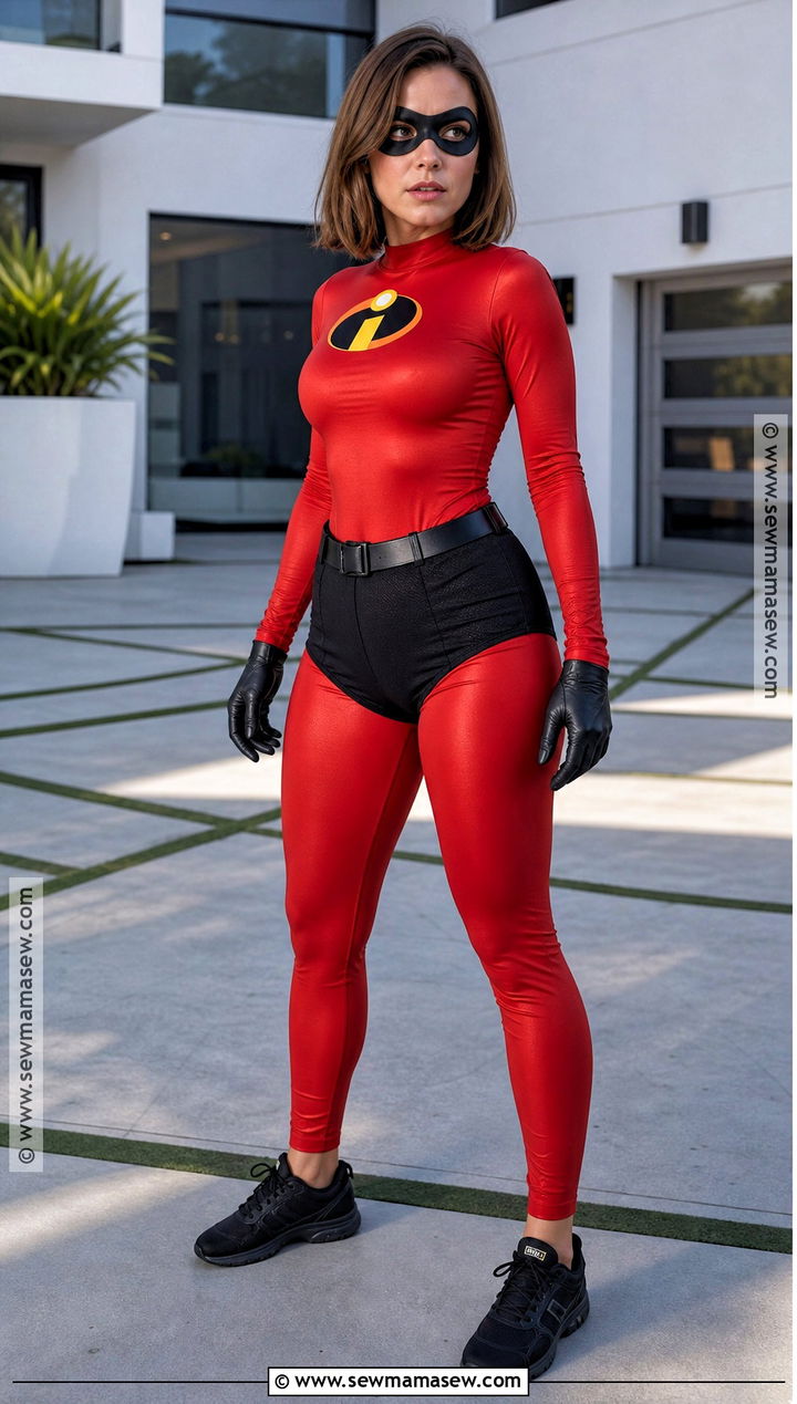 Elastigirl Costume With Red Activewear - 30 Easy Superhero Costumes