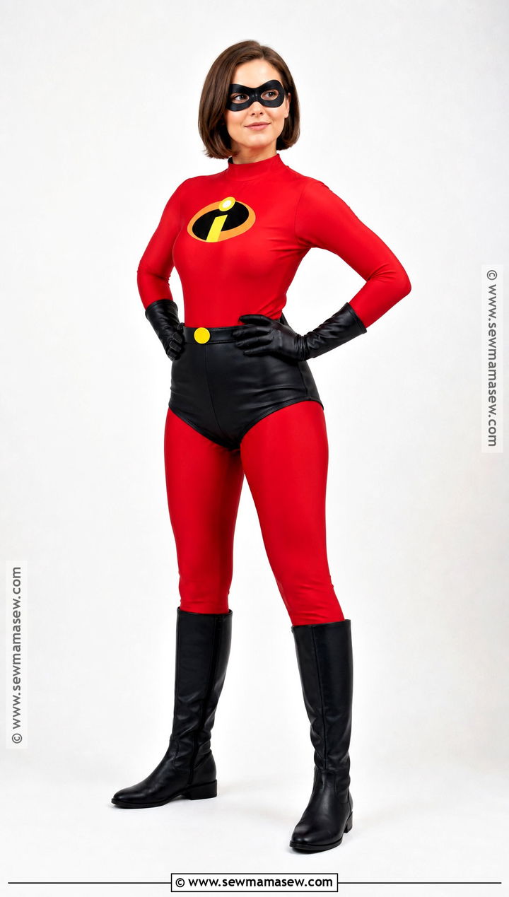 Elastigirl Costume With Red Jumpsuit - 35 Super Hero Costumes for Women