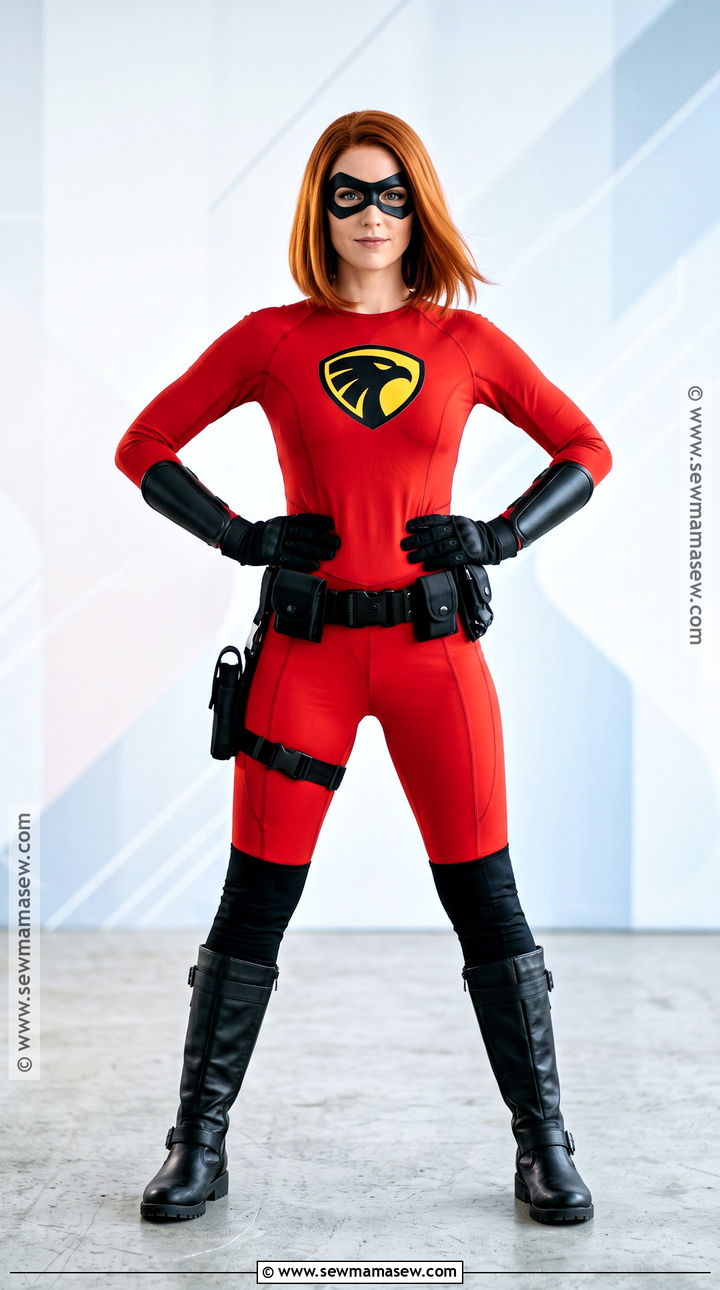 Elastigirl Superhero Costume - 45 red hair halloween costumes