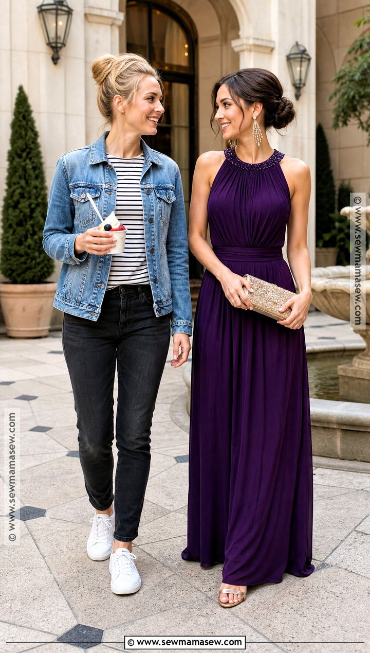 Eleanor And Tahani Party Costume - 35 blonde and brunette duo costumes