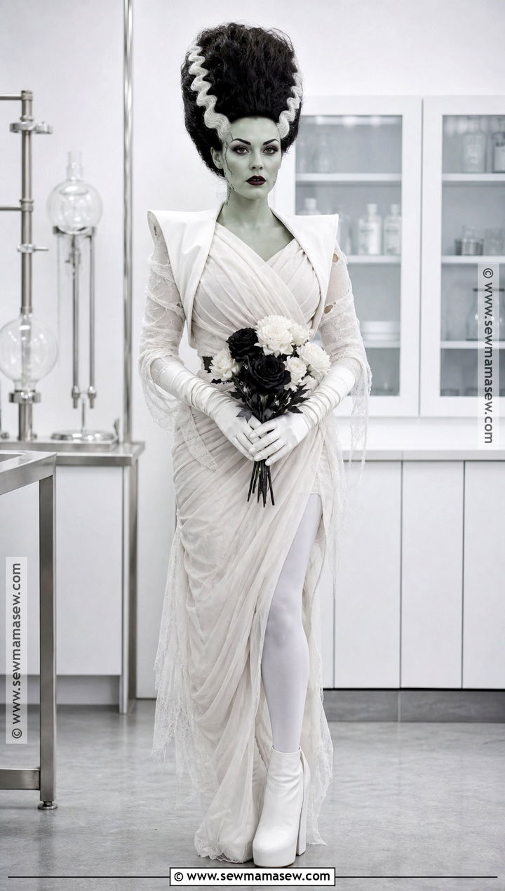 Electric Monster Bride Cosplay - 30 scary cosplay ideas