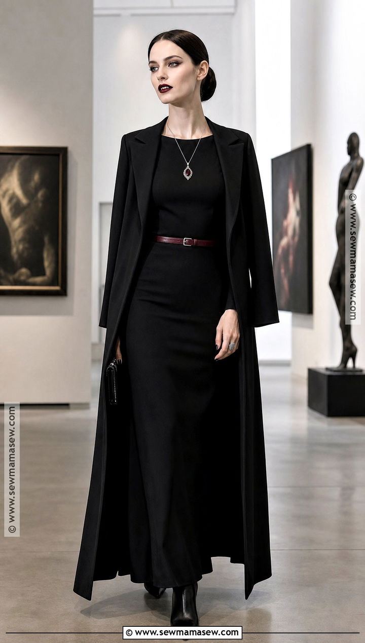 Elegant Minimalist Vampire Dress - 45 vampire dress ideas