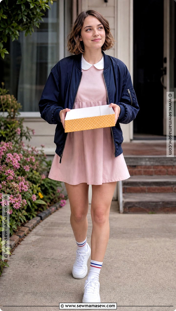 Eleven Costume With Pink Dress - 30 character costume ideas