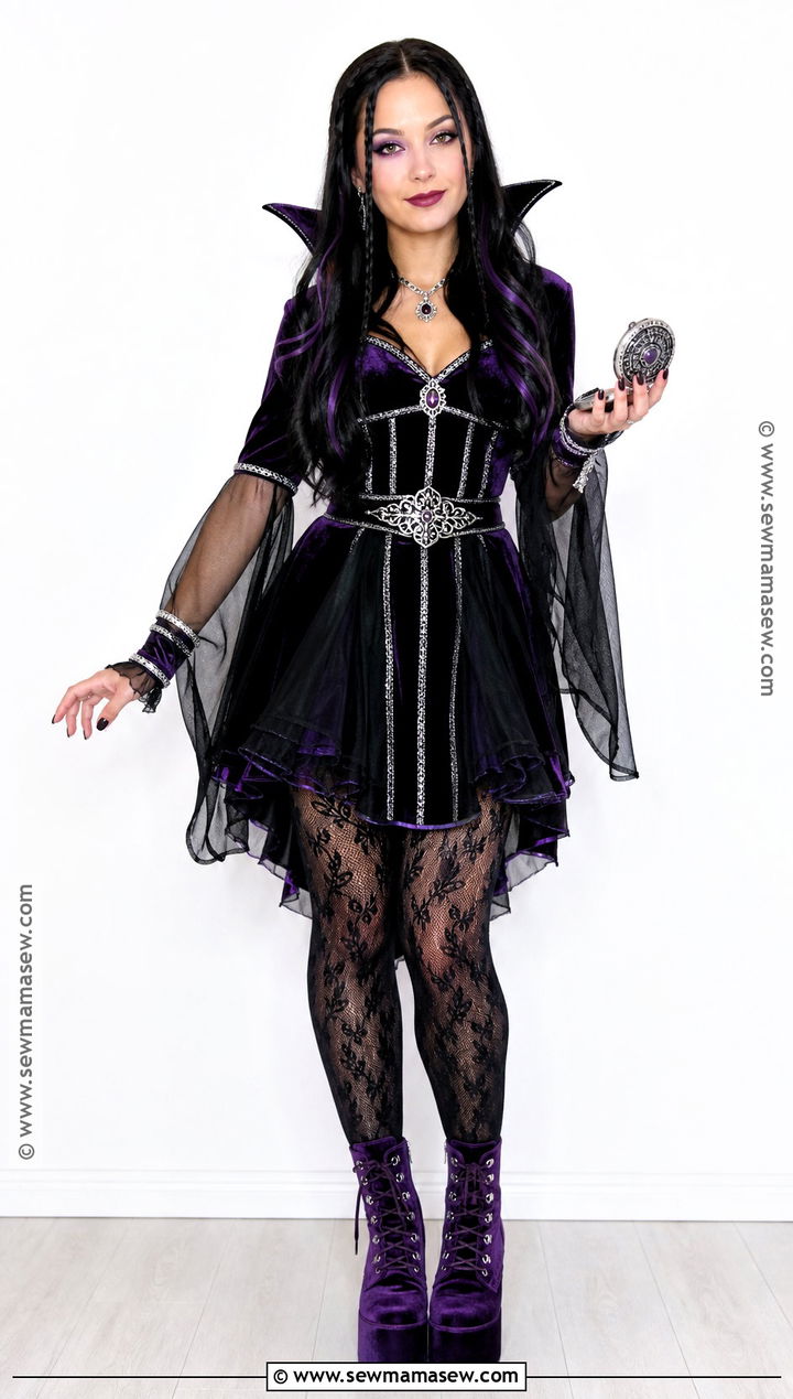 Elissabat Costume With Braided Purple Wig - 30 elissabat costume ideas