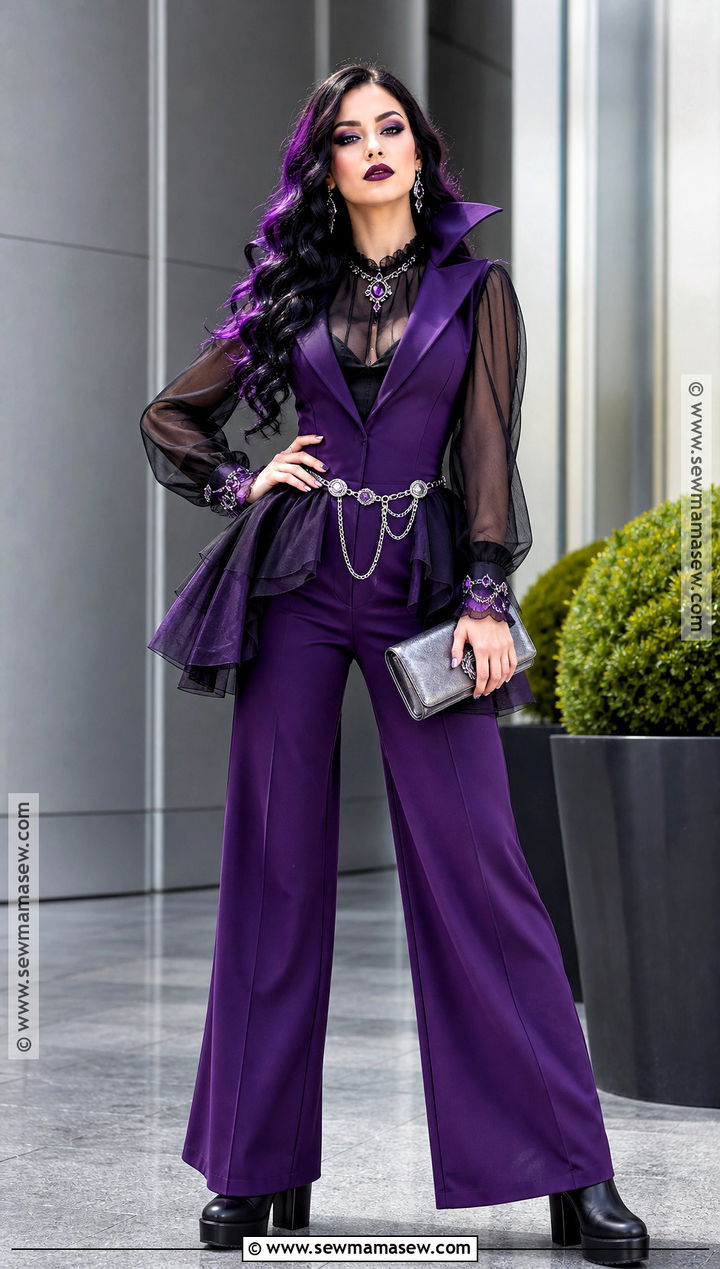 Elissabat Costume With Purple Jumpsuit - 30 elissabat costume ideas