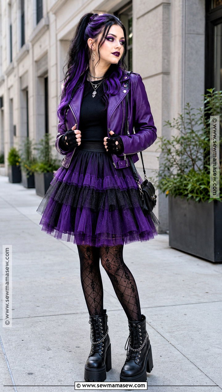 Elissabat Costume With Purple Leather Jacket - 30 elissabat costume ideas