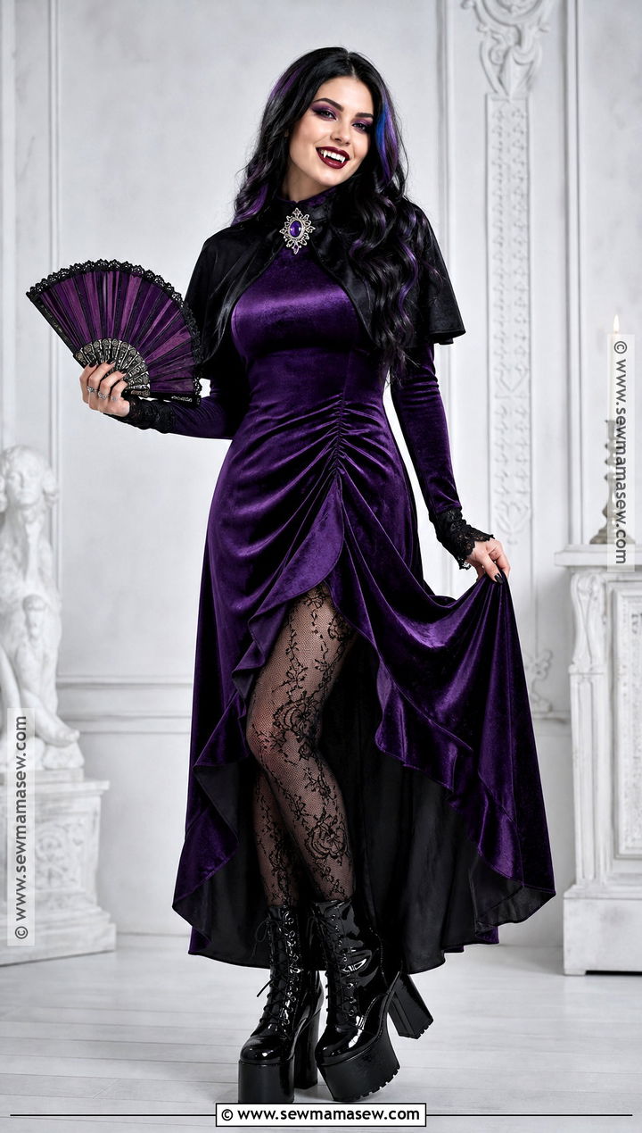 Elissabat Purple Vampire Costume - 50 monster high halloween costumes