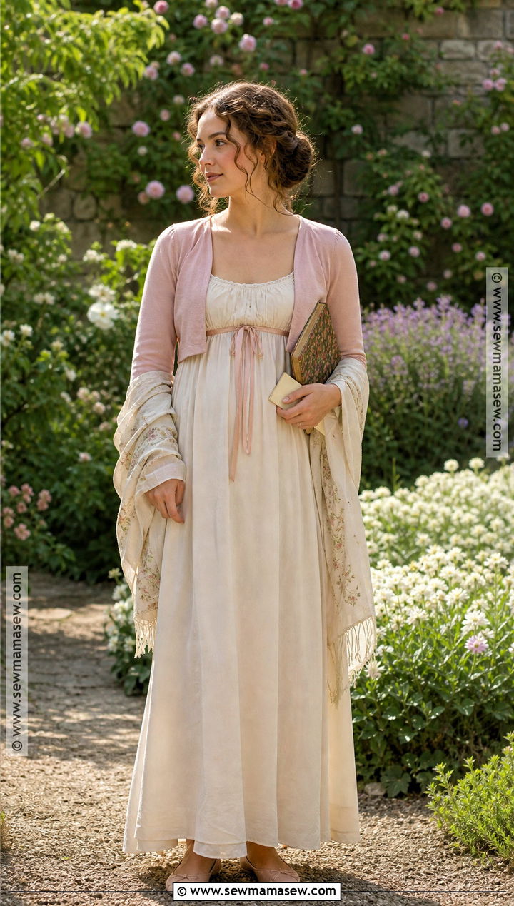 Elizabeth Bennet Regency Costume - 30 brown hair halloween costume ideas