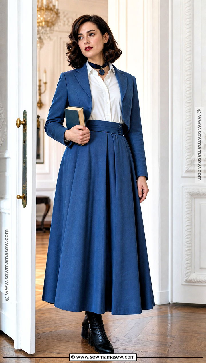 Elizabeth Blue Dress Cosplay - 30 Cosplay Brown Hair Ideas