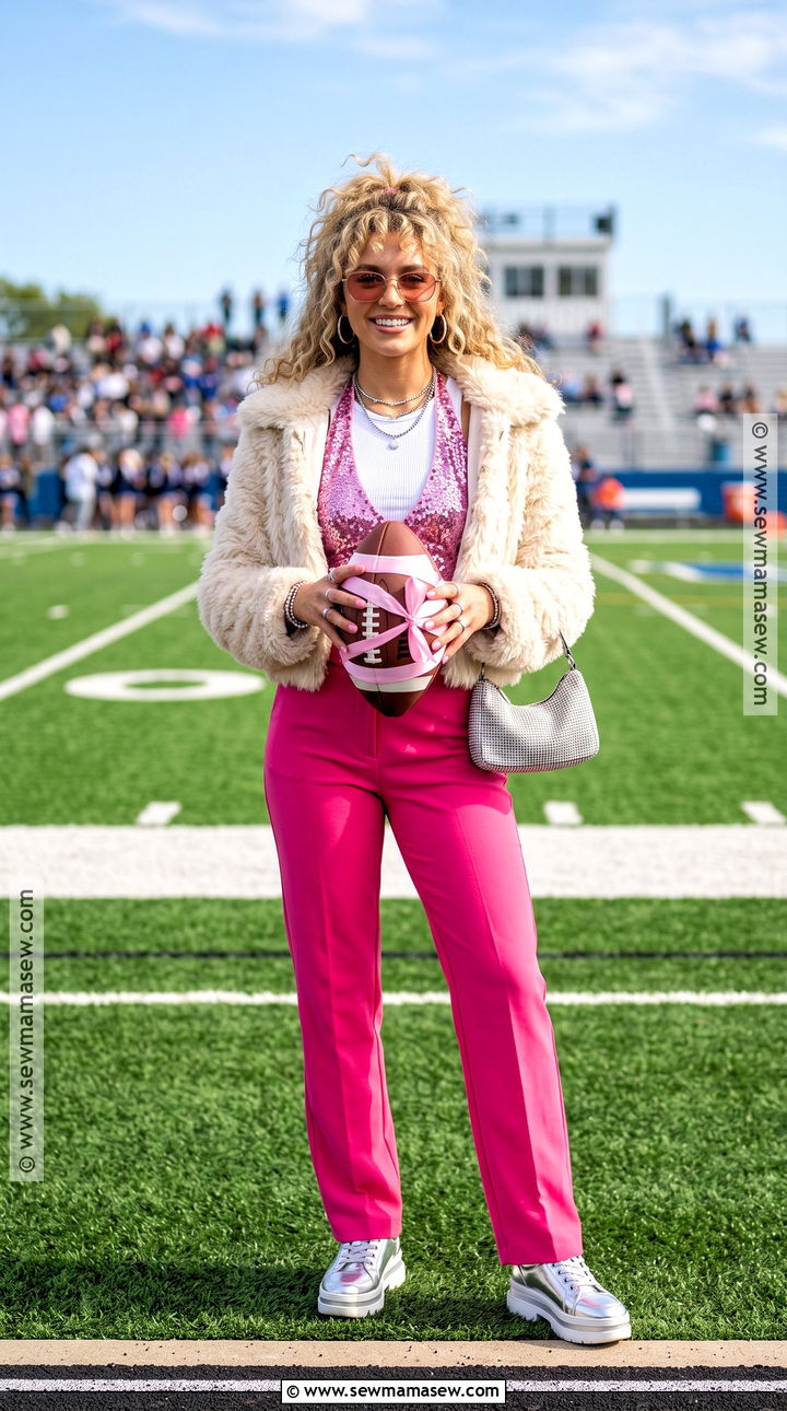 Elle Woods Football Practice Costume - 30 legally blonde halloween costume ideas