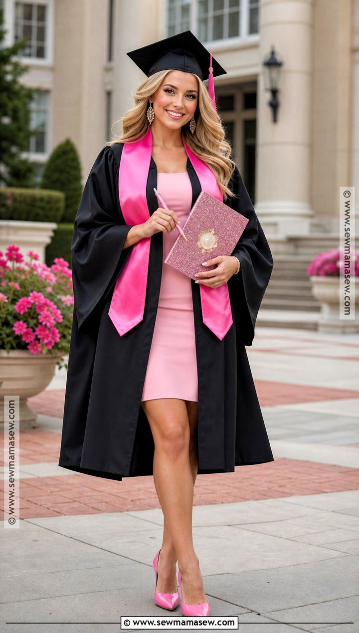 Elle Woods Pink Graduation Costume - 35 legally blonde costume ideas