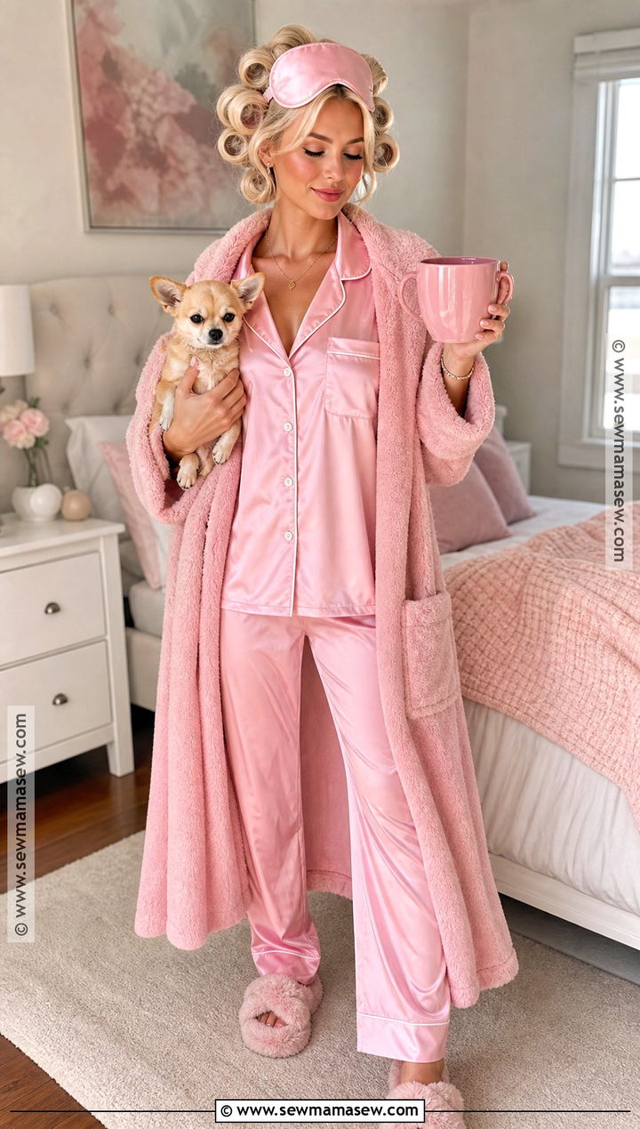 Elle Woods Pink Pajama Costume - 35 legally blonde costume ideas