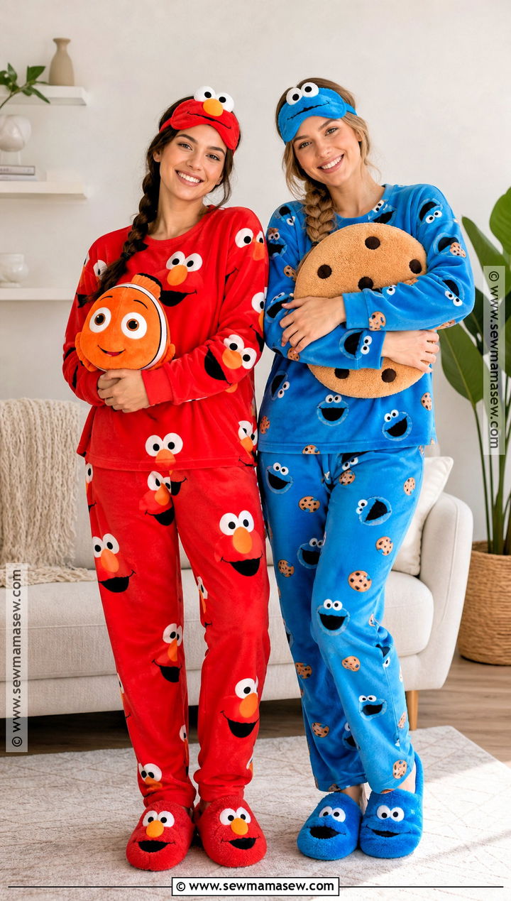 Elmo And Cookie Monster Pajama Costume - 40 elmo and cookie monster costumes