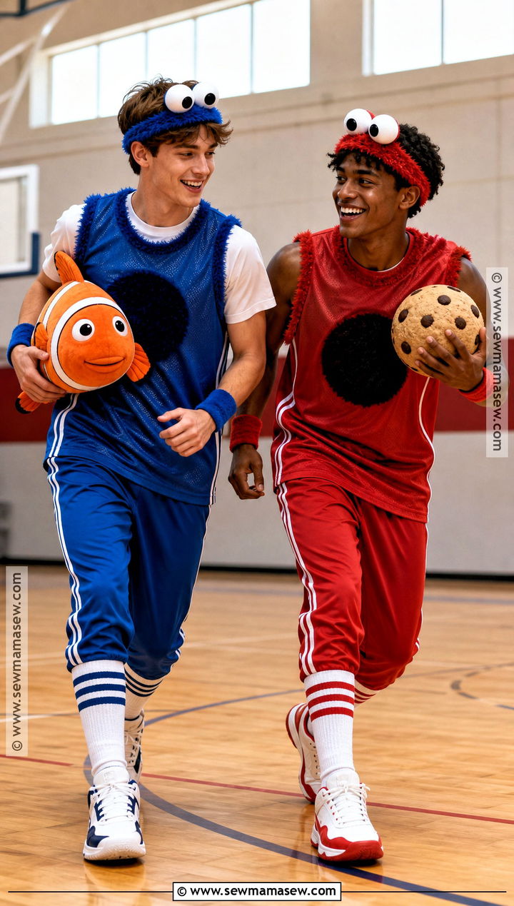 Elmo And Cookie Monster Sports Costume - 40 elmo and cookie monster costumes