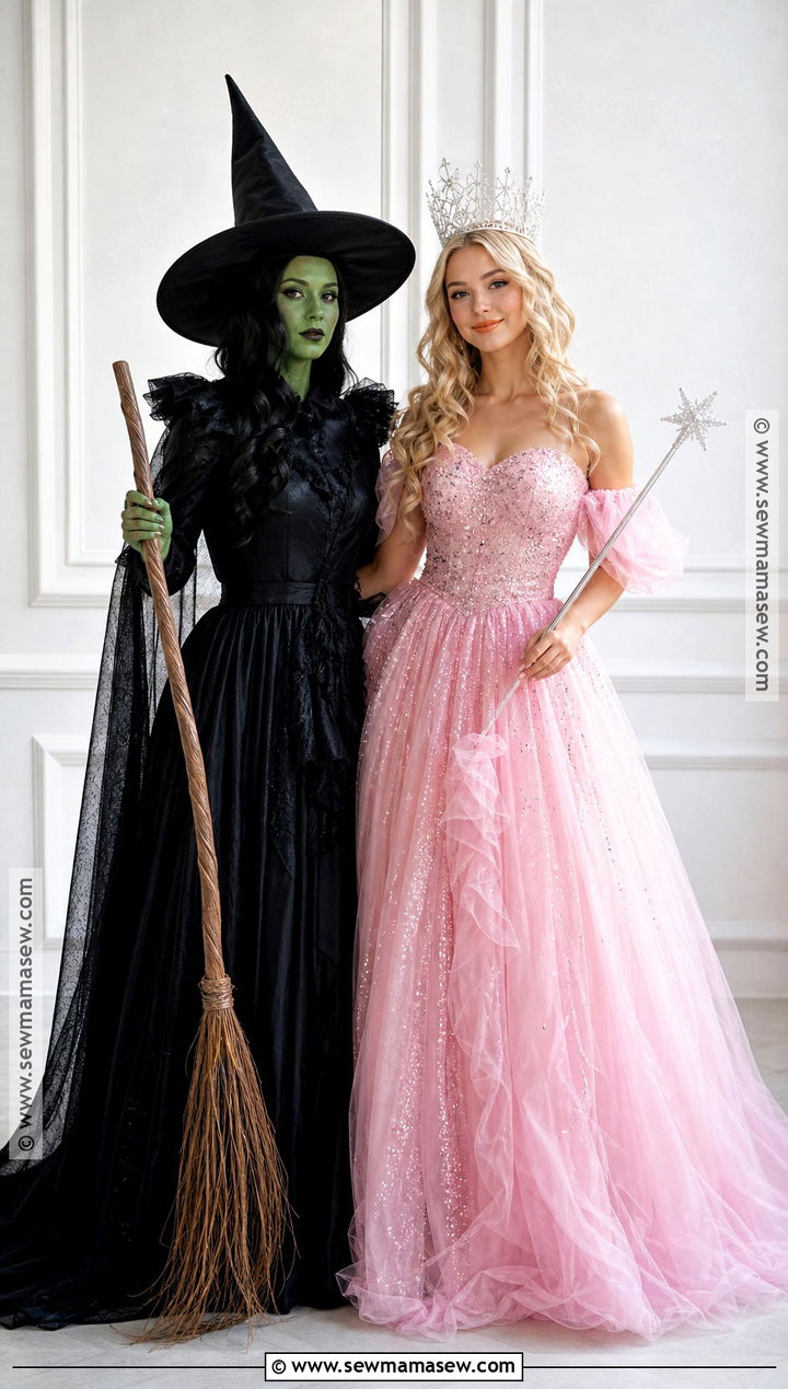 Elphaba And Glinda Couple Costume - 45 2025 Halloween Costumes