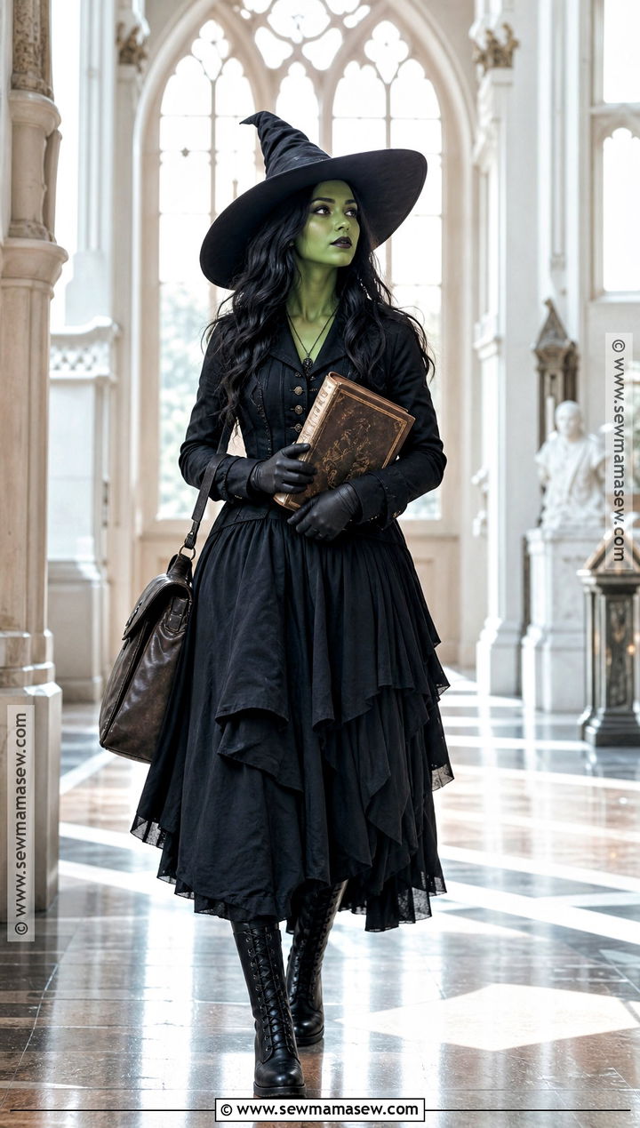 Elphaba Black Dress Movie Costume - 45 movie character costumes