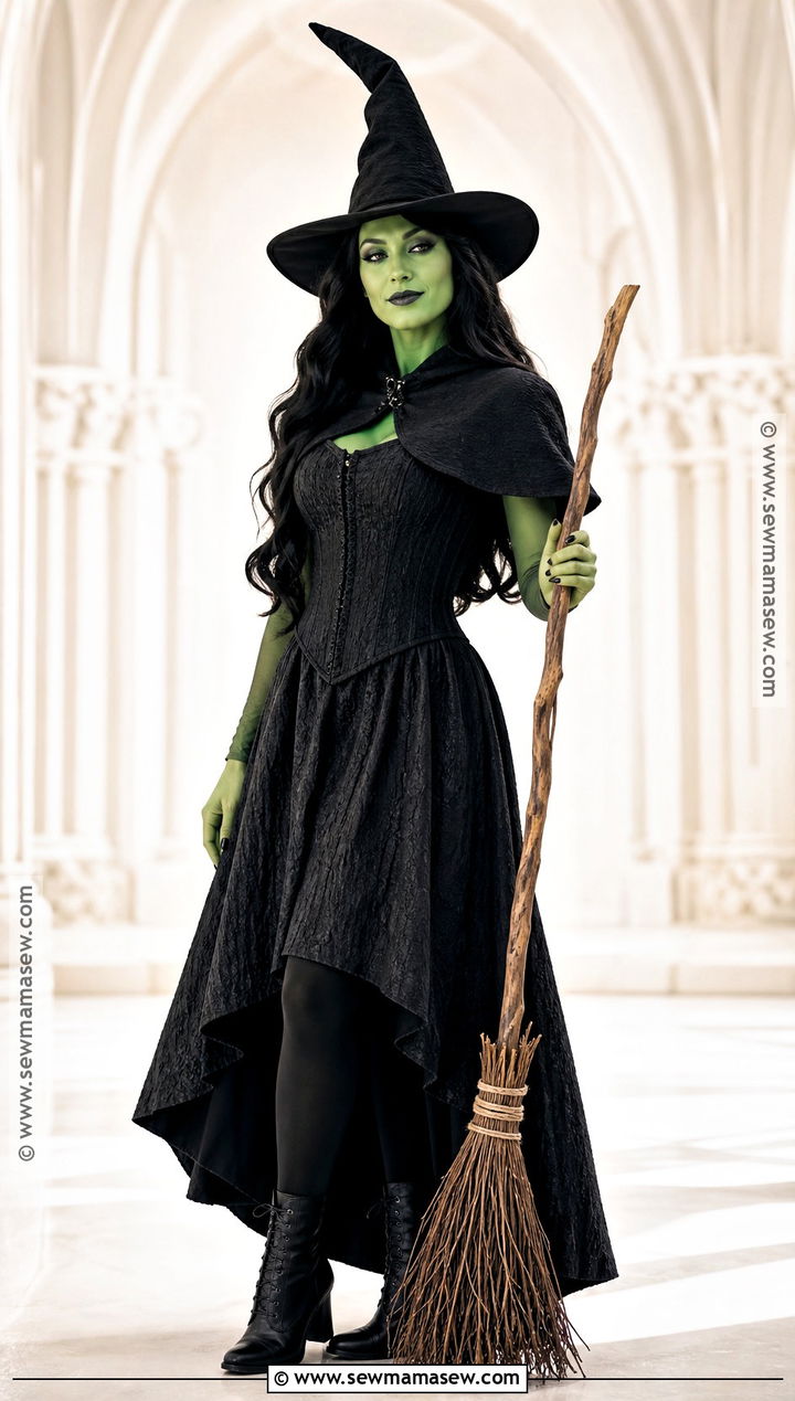 Elphaba Black Gown Costume - 30 film character costumes