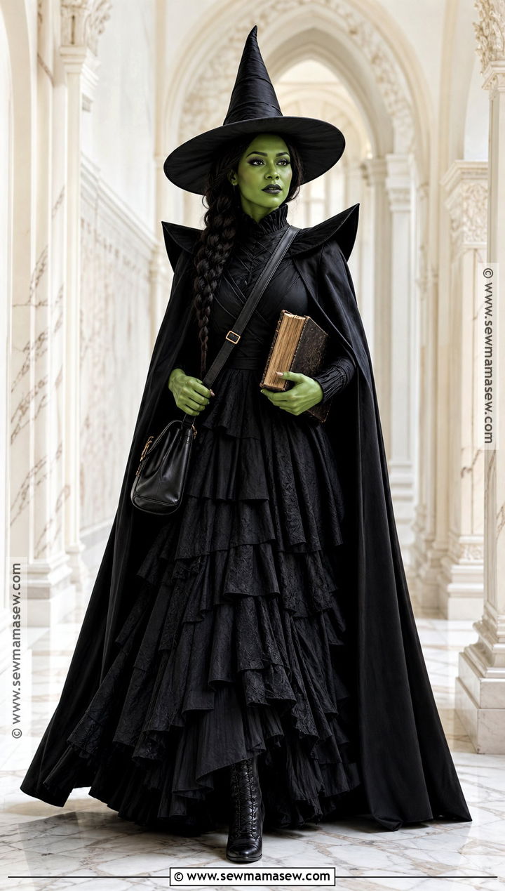 Elphaba Black Witch Costume - 35 Movie Characters Costumes