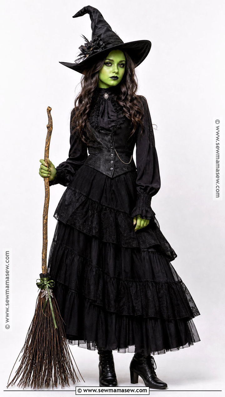 Elphaba Costume With Black Witch Dress - 35 halloween costumes teenage girl solo