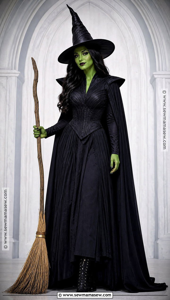 Elphaba Green Witch Costume - 45 solo halloween costumes for women