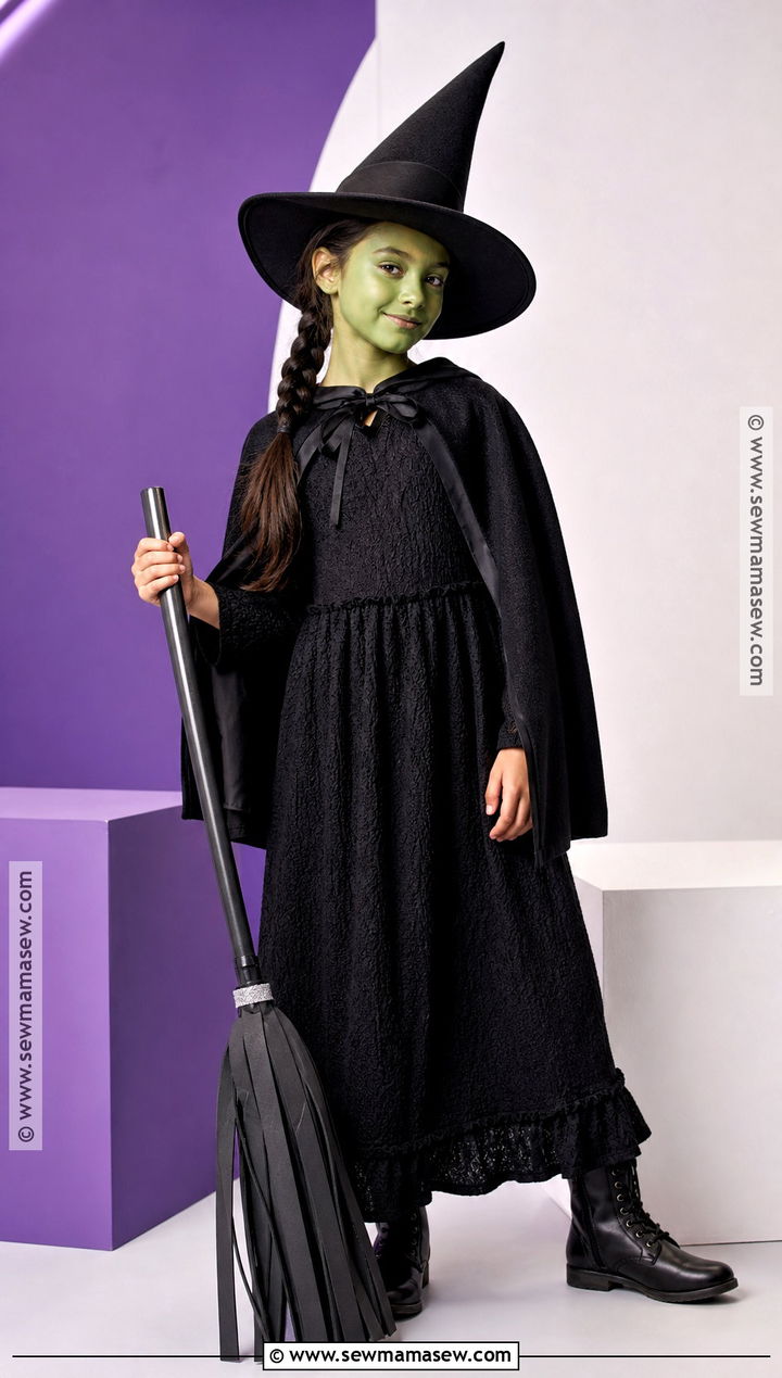 Elphaba Green Witch Costume - 35 girls halloween costumes for kids