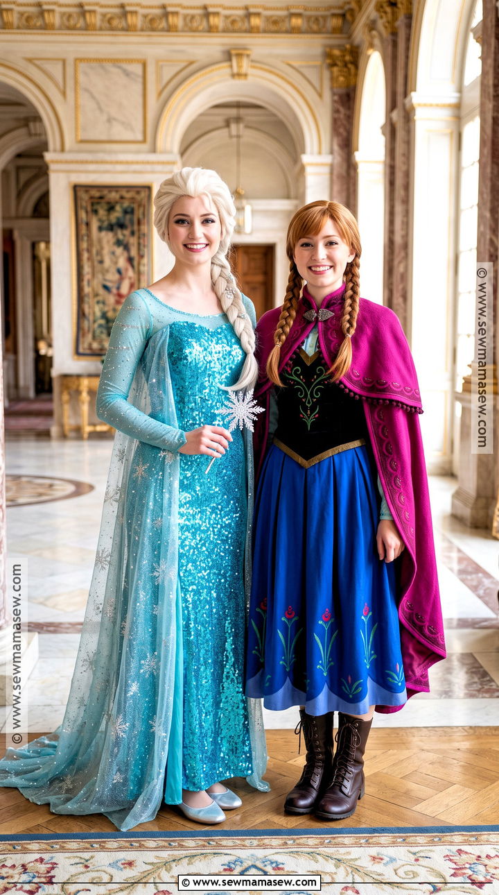 Elsa And Anna Duo Costume - 30 elsa halloween costume ideas