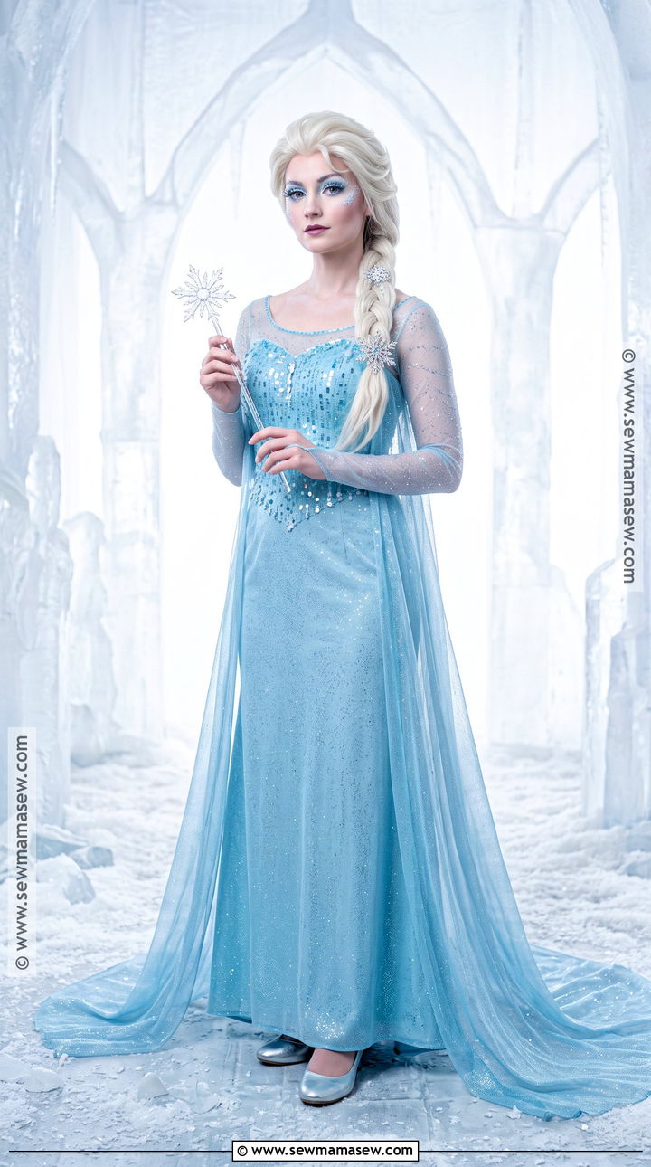 Elsa Ice Queen Costume - 45 princess halloween costume ideas