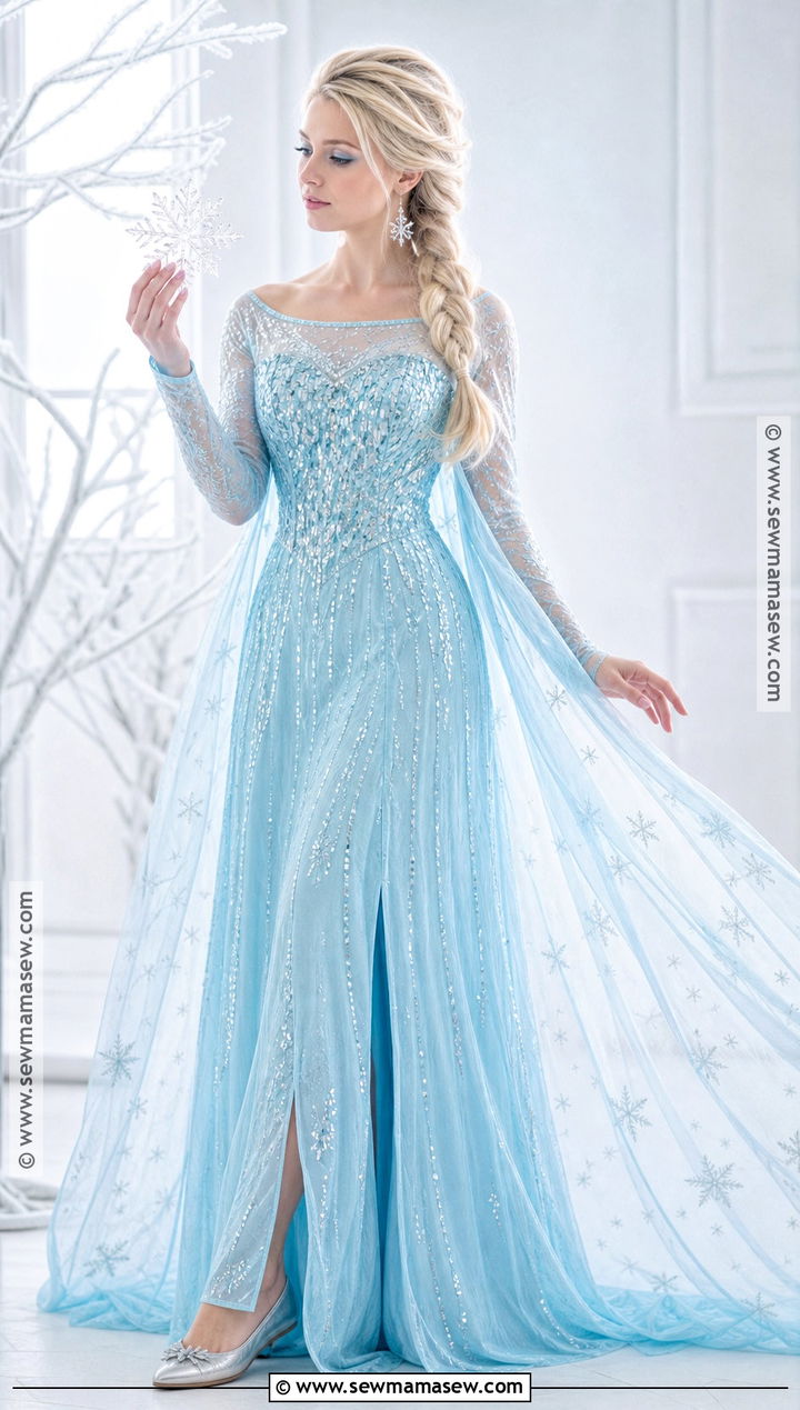 Elsa Ice Queen Costume - 50 blonde halloween costumes